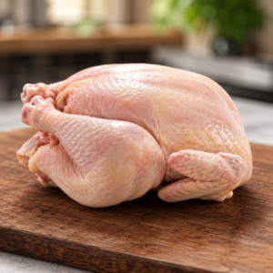 Chicken with skin